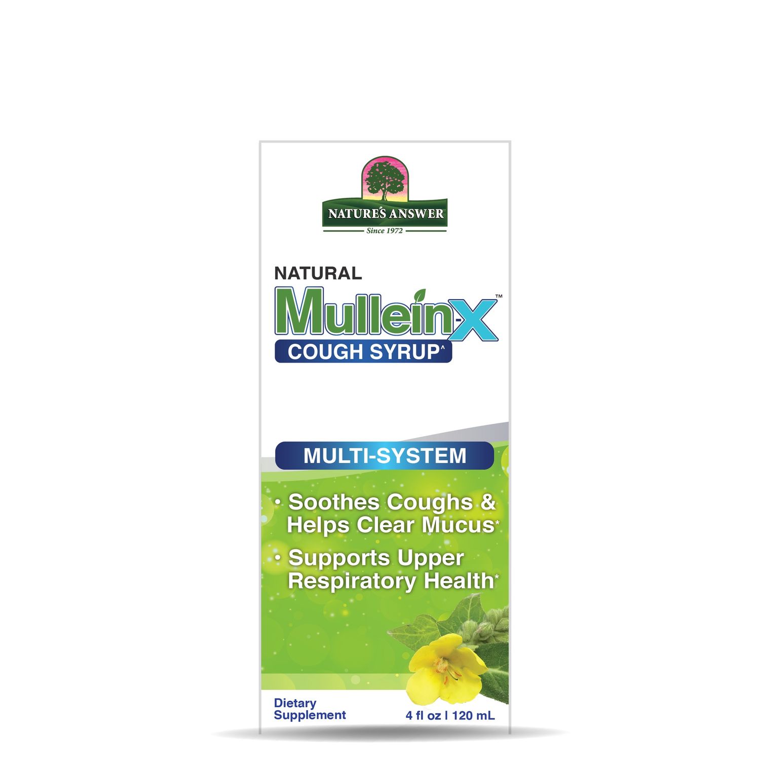 MULLEIN-X™ MULTI SYSTEM COUGH SYRUP, Size: 4 FL OZ
