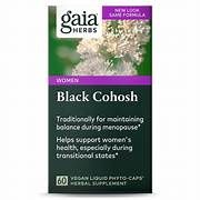 BLACK COHOSH, Size: 60 LIQUID CAPS