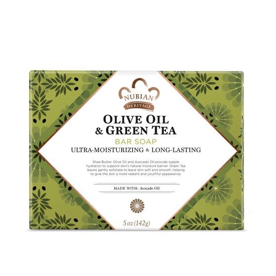 OLIVE OIL &amp; GREEN TEA BAR SOAP, Size: 5 OZ