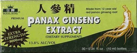 PANAX GINSENG EXTRACT 8000 MG, Size: 10 BOTTLES