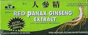 RED PANAX GINSENG EXTRACT  6OOO MG, Size: 30 BOTTLES
