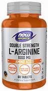 DOUBLE STRENGTH L-ARGININE 1000 MG, Size: 60 VTABS