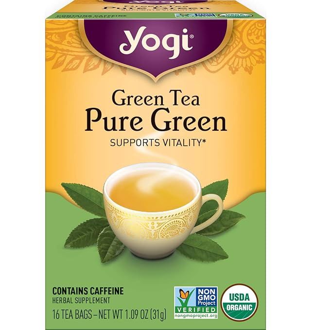 GREEN TEA PURE GREEN, Size: 16 BAGS