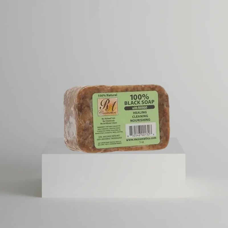 100% BLACK SOAP WITH MANGO