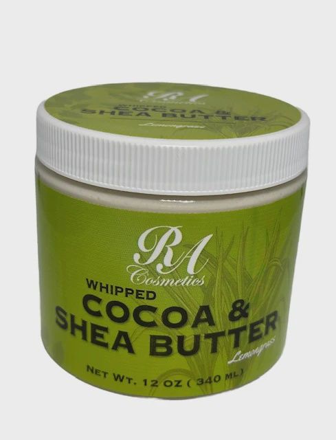 WHIPPED COCOA &amp; SHEA BUTTER LEMONGRASS, Size: 12 OZ