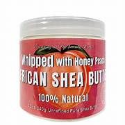 WHIPPED UNREFINED AFRICAN SHEA BUTTER - HONEY PEACH, Size: 6 OZ