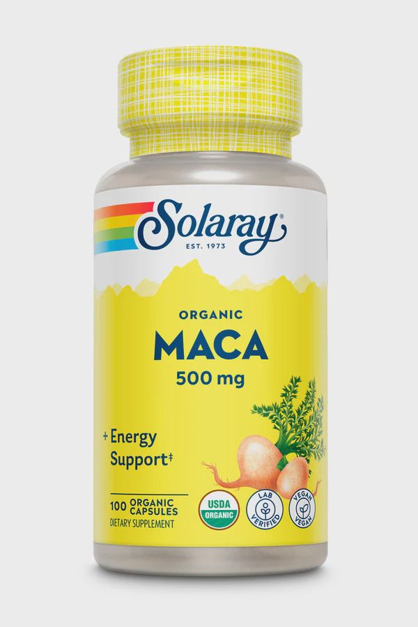 ORGANIC MACA ROOT 500 MG, Size: 100 VCAPS