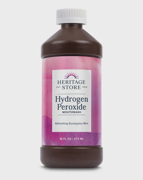 HYDROGEN PEROXIDE MOUTHWASH, Size: 16 FL OZ