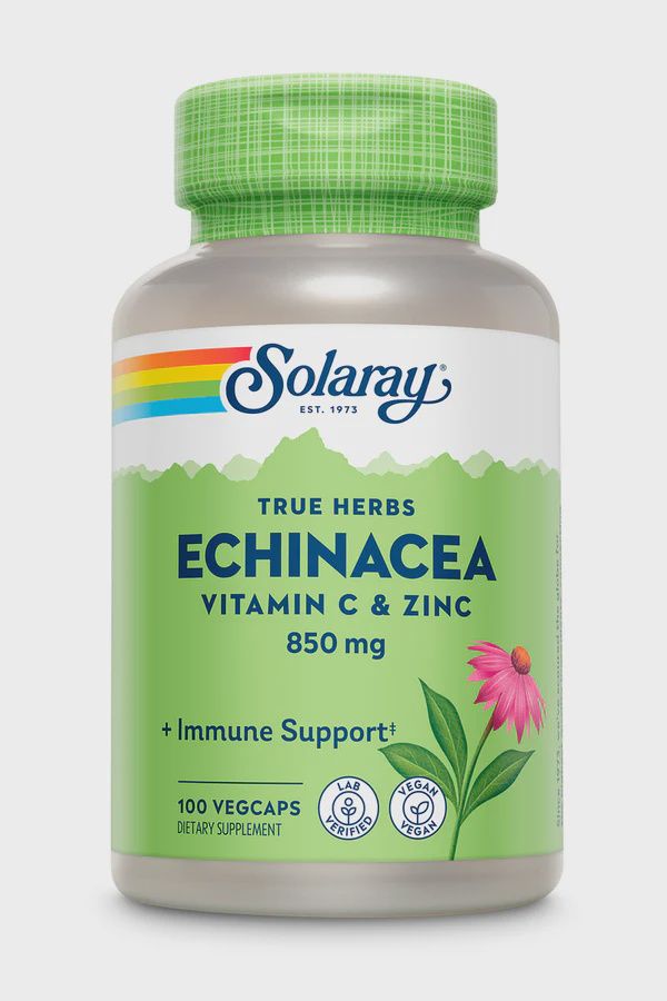 ECHINACEA ROOT WITH VITAMIN C 850 MG, Size: 100 VCAPS