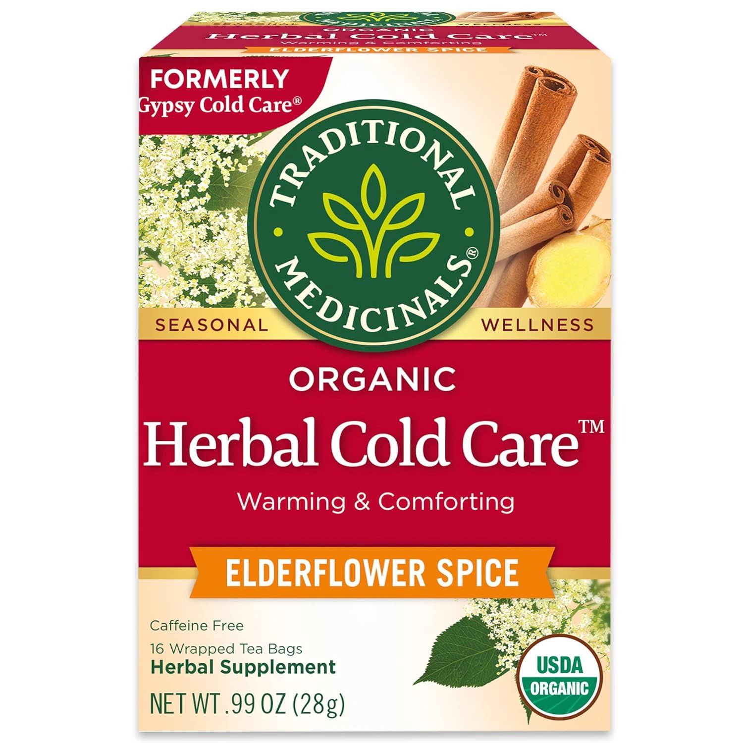 TD HERBAL COLD CARE, Size: 16 BAGS