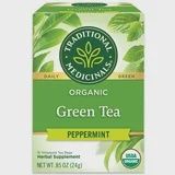 TD GREEN TEA PEPPERMINT, Size: 16 BAGS
