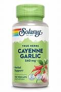 CAYENNE &amp; GARLIC BULB 540 MG, Size: 100 VCAPS