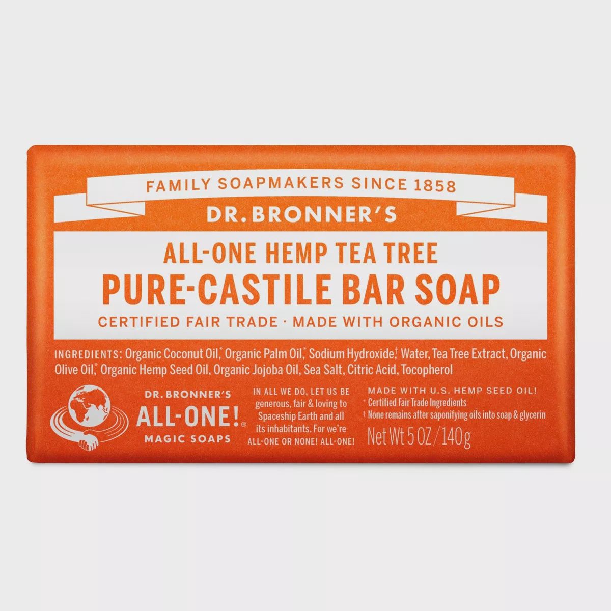 TEA TREE BAR SOAP, Size: 5  OZ