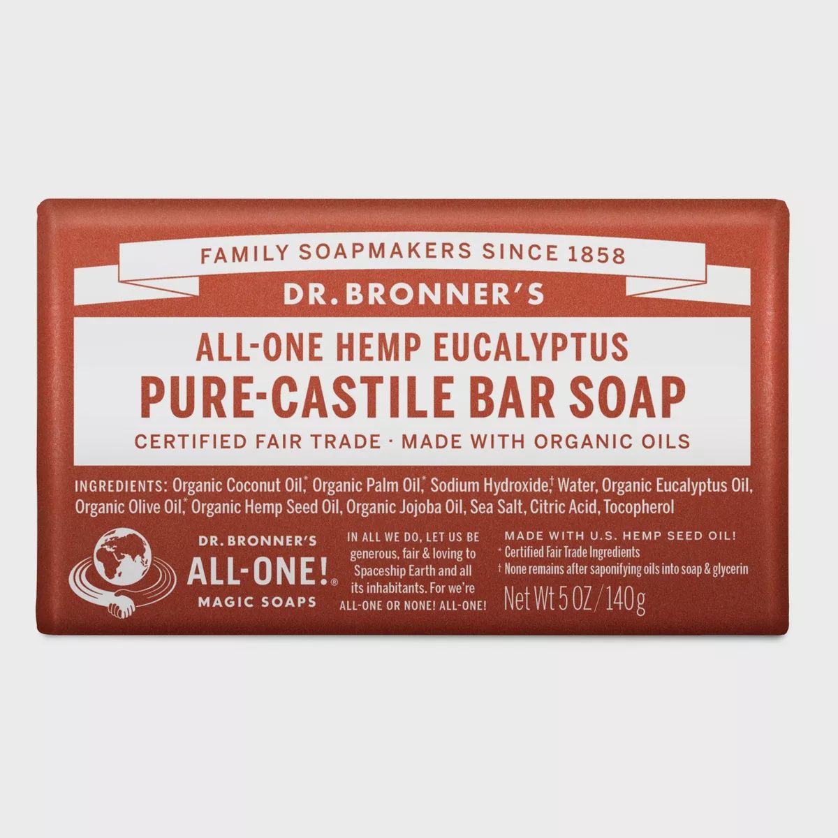 EUCALYPTUS BAR SOAP, Size: 5 OZ