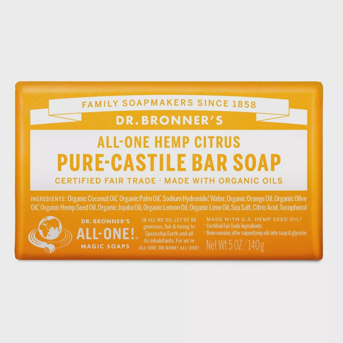 BAR SOAP CITRUS, Size: 5 OZ