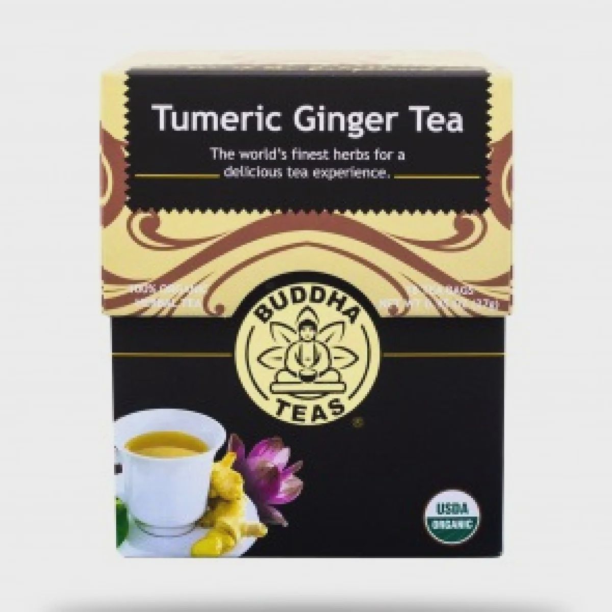 TURMERIC GINGER TEA, Size: 18 BAGS