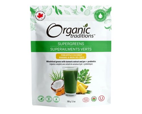 SUPERGREENS W/PROBIOTICS, FLAVOR: PINEAPPLE COCONUT