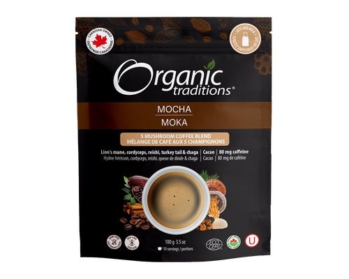 MOCHA MUSHROOM COFFEE, Size: 5 OZ