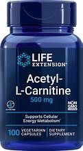 ACETYL-L-CARNITINE 500 MG, Size: 100 VCAPS