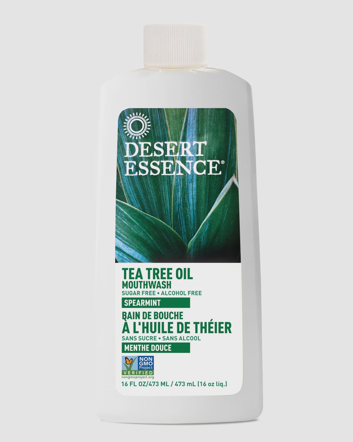 TEA TREE OIL MOUTHWASH WITH SPEARMINT, Size: 16 FL OZ