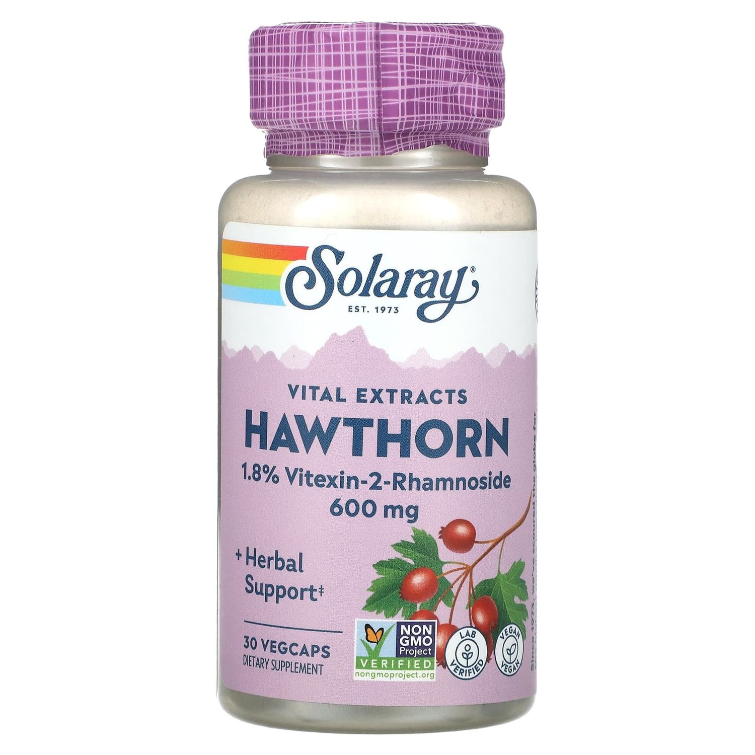 HAWTHORN 600 MG, Size: 30 VCAPS