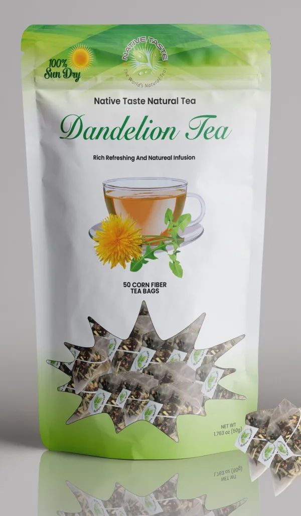 DANDELION TEA, Size: 50 BAGS
