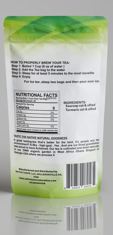SOURSOP AND TURMERIC TEA