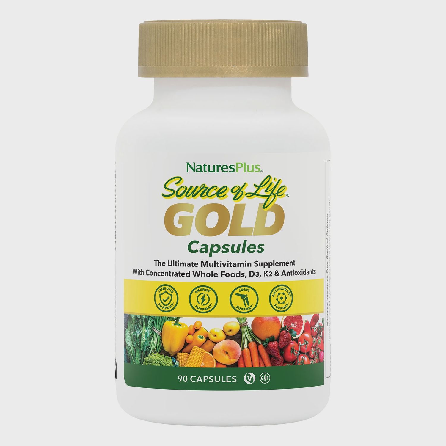 SOURCE OF LIFE GOLD CAPSULES, Size: 90 CAPS