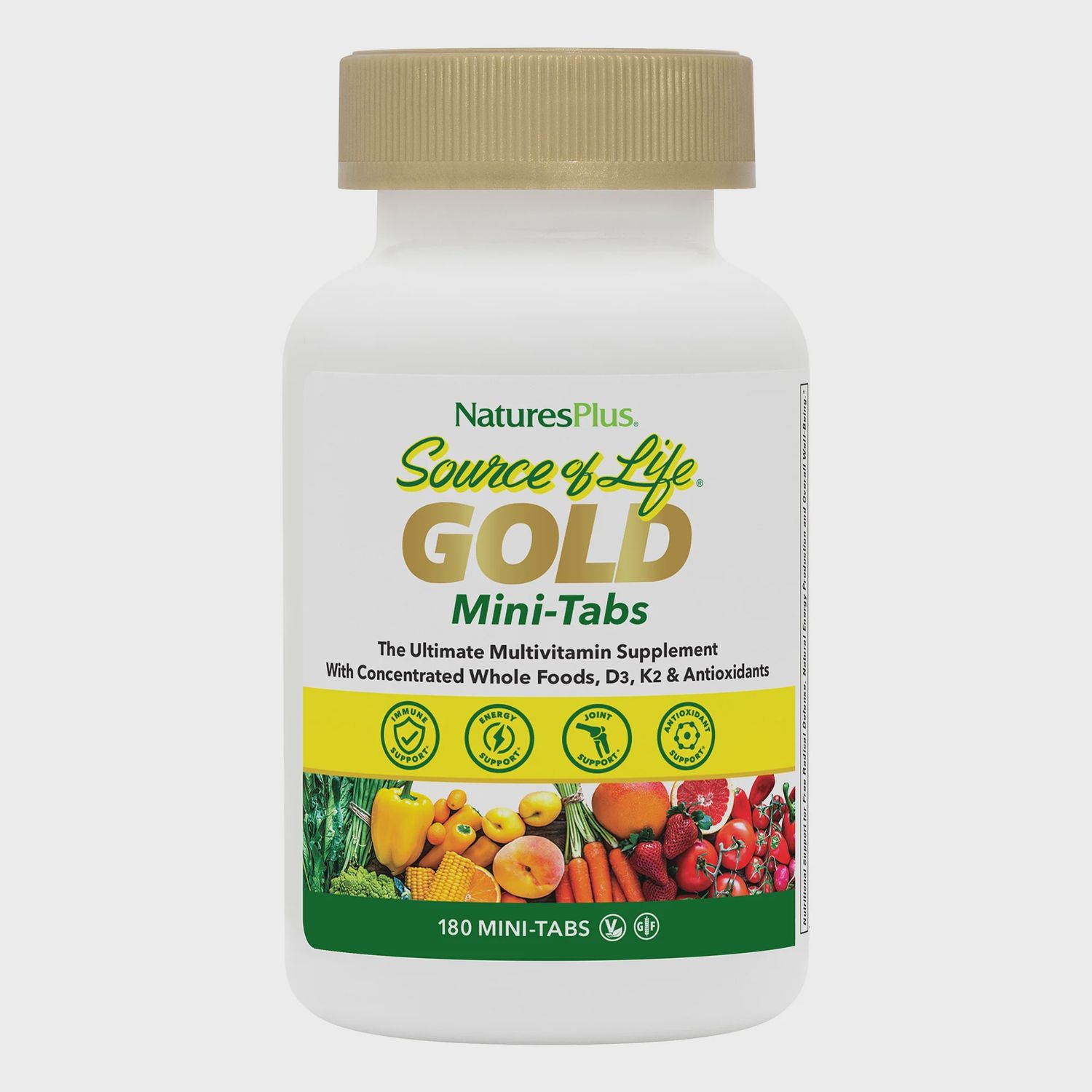 SOURCE OF LIFE GOLD MINI-TABS, Size: 180 MINI-TAB
