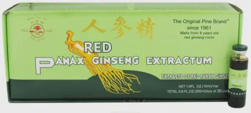 RED PANAX GINSENG EXTRACTUM, Size: 9.9 FL OZ