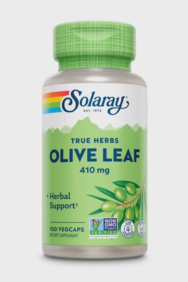 OLIVE LEAF 410 MG CAPSULES, Size: 100 CAPS