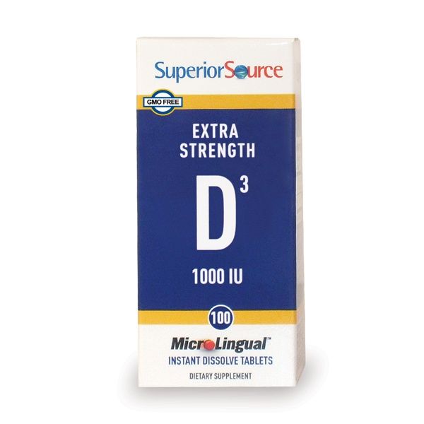 VITAMIN D3 1000 IU DISSOLVE TABLET, Size: 100 DISSOLVE TABS