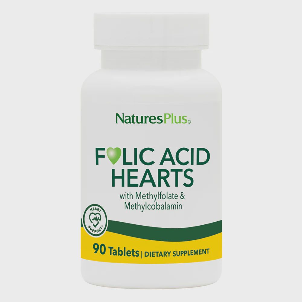 FOLIC ACID HEARTS, Size: 90 TABLETS