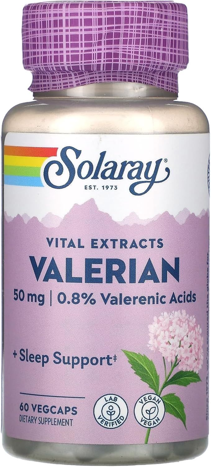 VALERIAN 50 MG, Size: 60 VEGCAPS