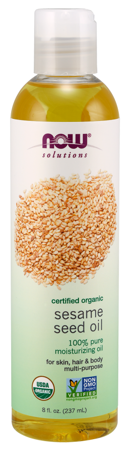 ORGANIC SESAME SEED OIL, Size: 8 FL OZ