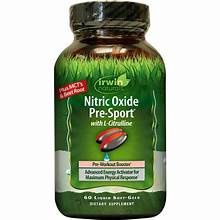 NITRIC OXIDE PRE-SPORT WITH L-CITRULLINE, Size: 60 SOFTGELS