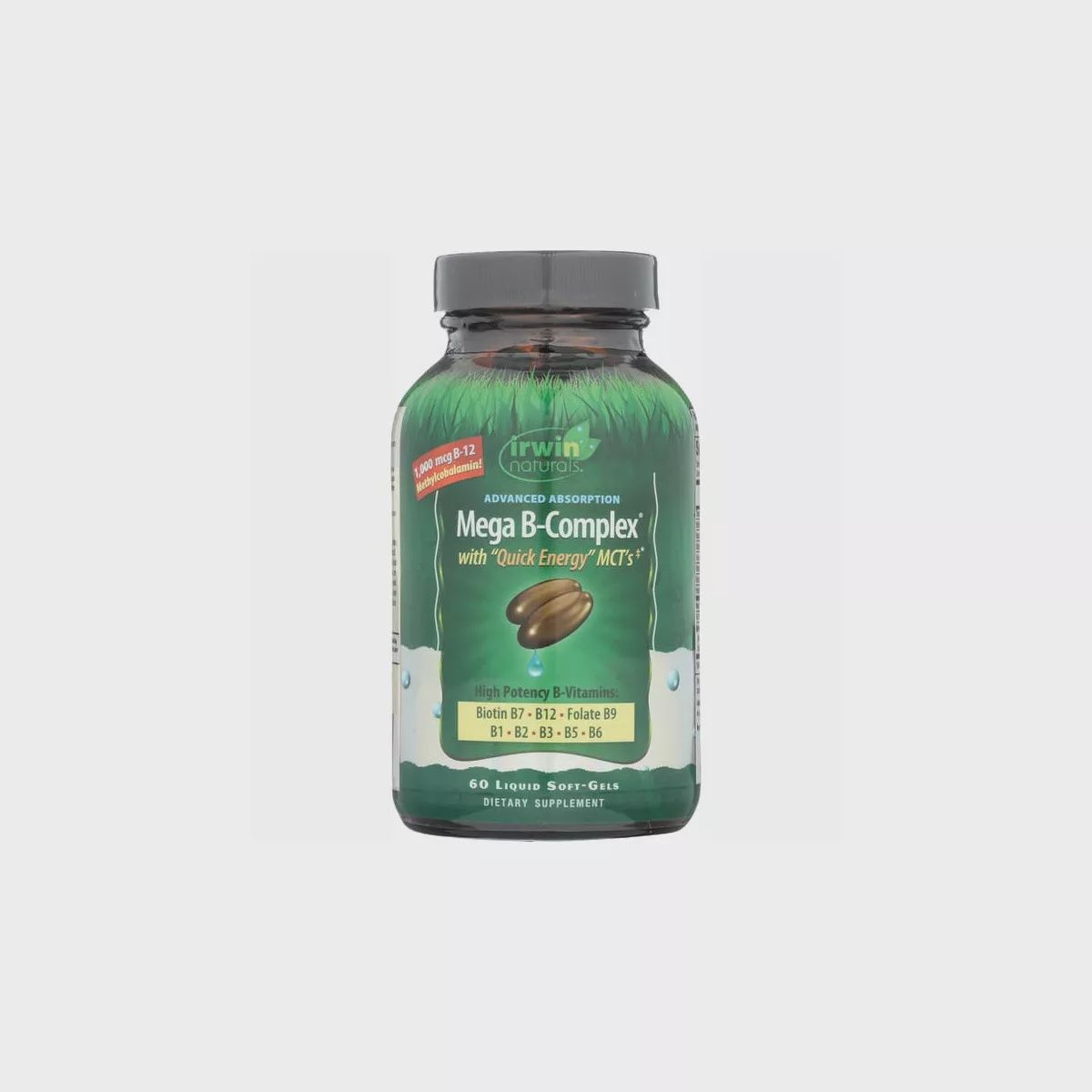 ADVANCED ABSORPTION MEGA B-COMPLEX, Size: 60 SOFTGELS