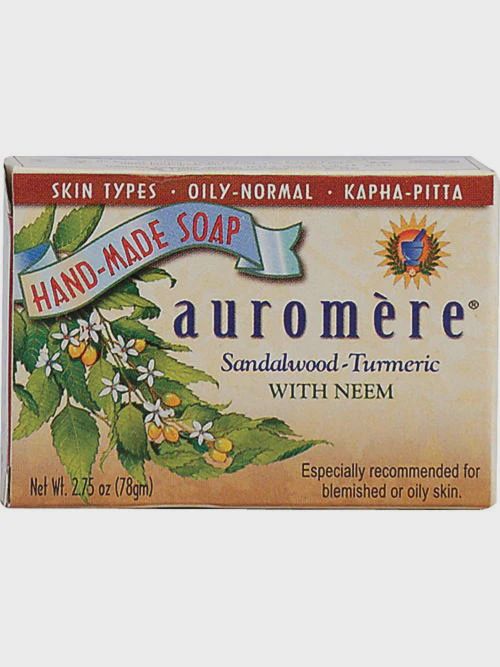 SANDAL-TURMERIC AYURVEDIC SOAP, Size: 2.75 OZ