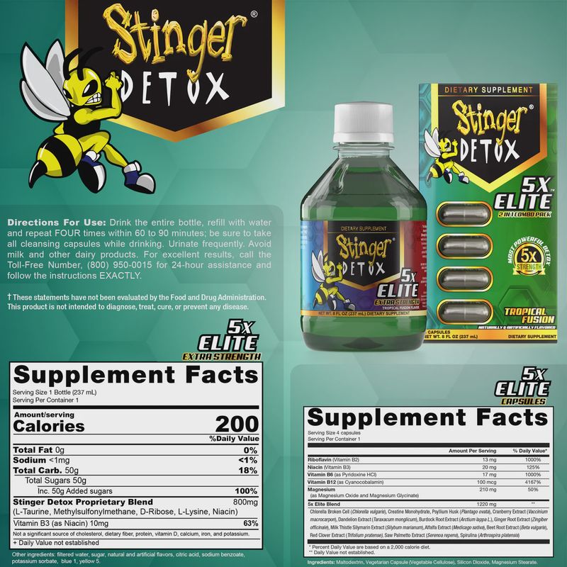 STINGER DETOX 5X ELITE