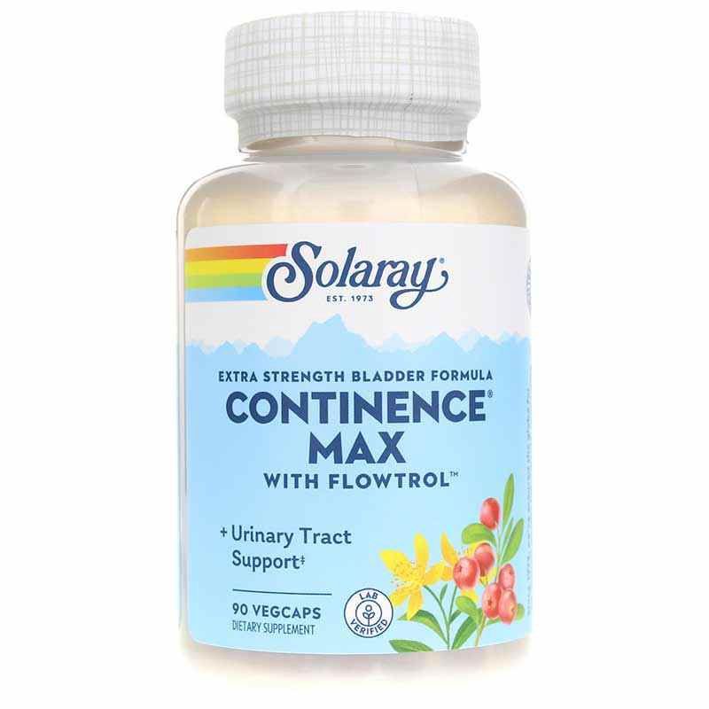 CONTINENCE MAX W/FLOWTROL, Size: 90 VEGCAPS