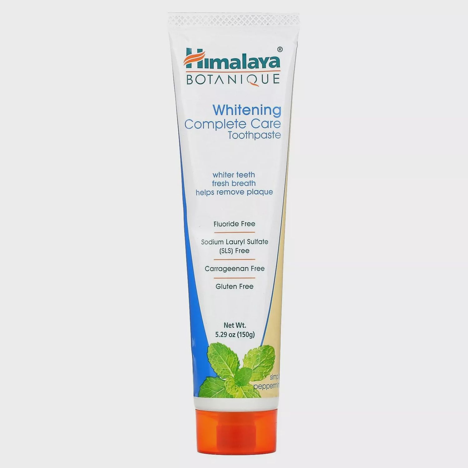 SIMPLY PEPPERMINT WHITENING TOOTHPASTE, Size: 5.29 OZ