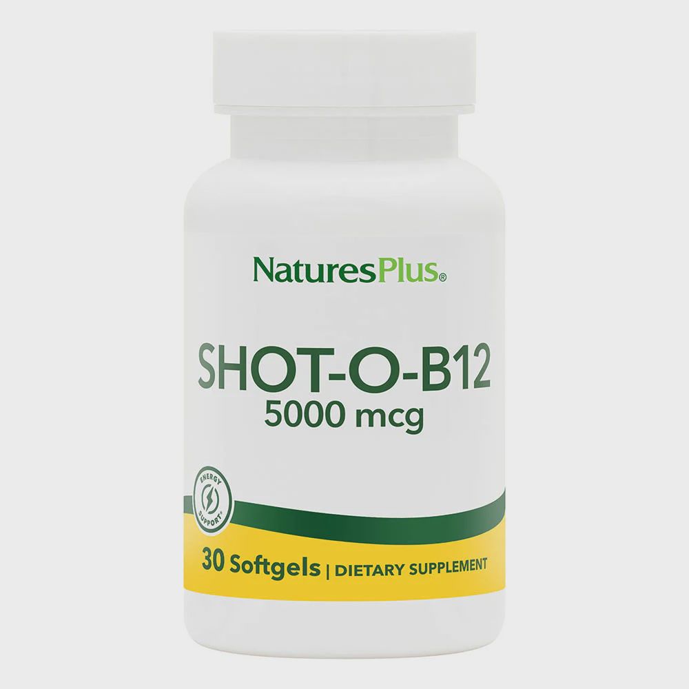 SHOT-O-B12 5000 MCG, Size: 30 SOFTGELS