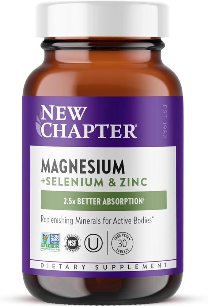 MAGNESIUM + SELENIUM &amp; ZINC, Size: 30 VEGCAPS