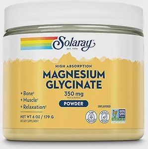 MAGNESIUM GLYCINATE POWDER 350 MG, Size: 6 OZ