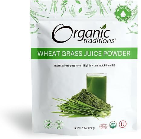 WHEAT GRASS JUICE POWDER, Size: 5.3 OZ