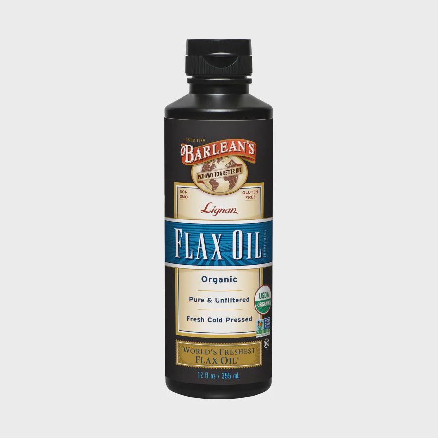 ORGANIC LIGNAN FLAX OIL, Size: 12 FL OZ