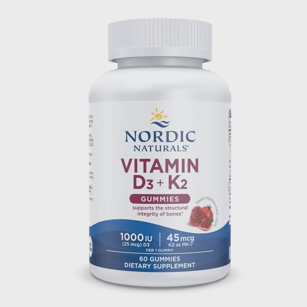 VITAMIN D3+K2 GUMMIES, Size: 60 GUMMIES