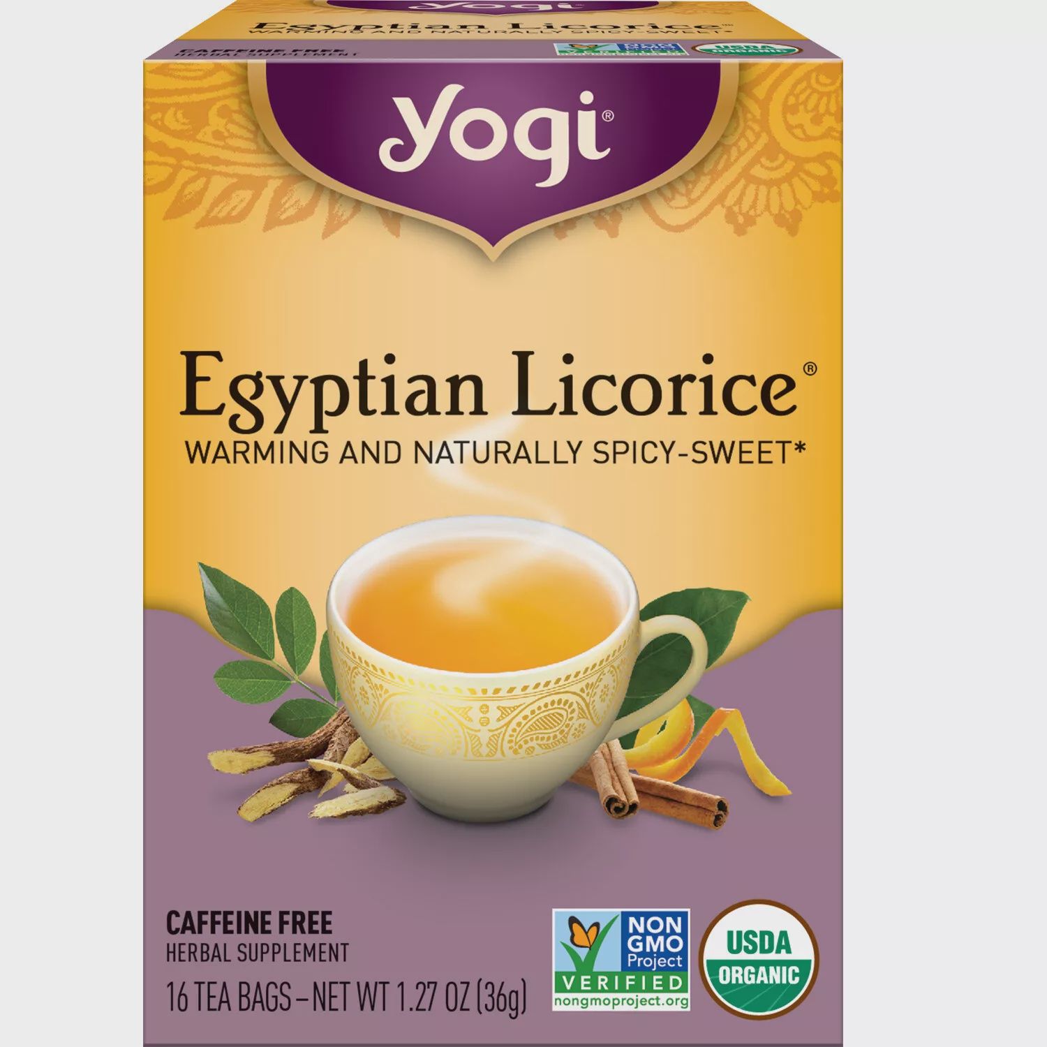 EGYPTIAN LICORICE TEA, Size: 16 BAGS