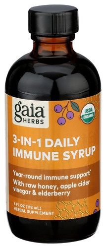 3-IN-1 DAILY IMMUNE SYRUP, Size: 4 FL OZ