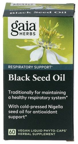 BLACK SEED OIL-RESPIRATORY SUPPORT, Size: 60 LIQUID CAPS